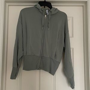 Athleta: sage green zip up